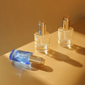 Custom Delicate Shape Special 10ml Oval Press Dropper Glass Bottle for Essential Oils
