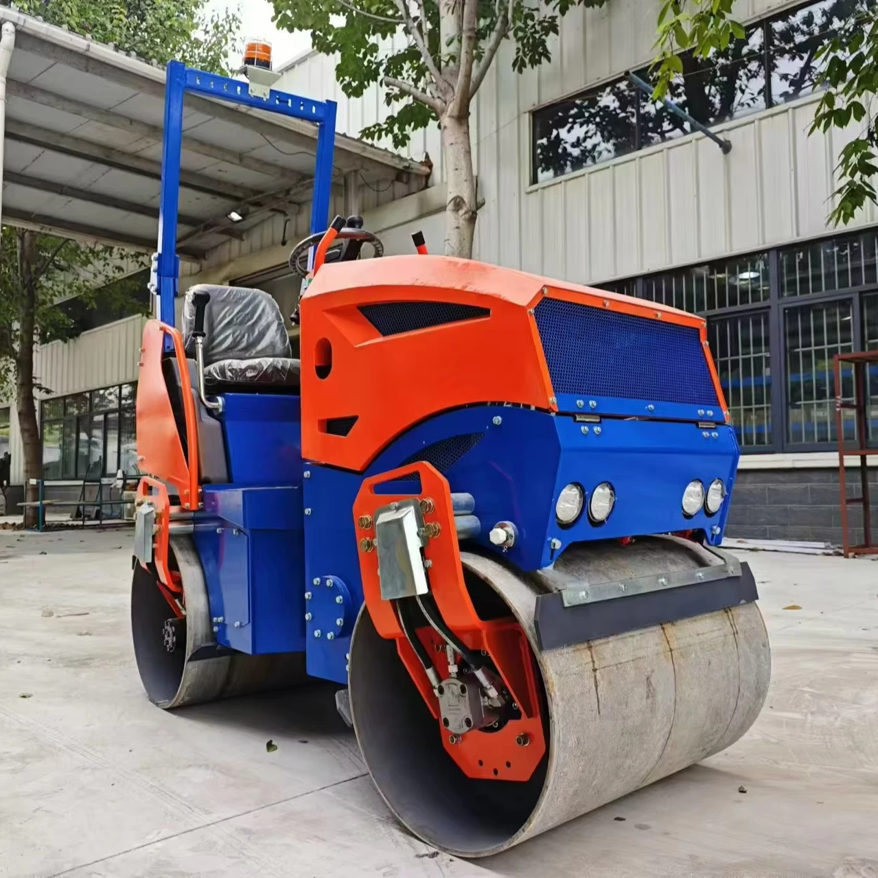 Compactor Vibratory Road Roller 1 T 1.2 T Mini Small Road Rollers Price Roller Asphalt with  CE EPA Engine in Construction