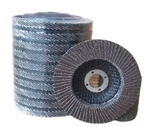 Premium Wholesale 4.5 Inch Silicon carbide Calcined alumina corundum abrasive tools mesh cover flexible flap disc grinding wheel