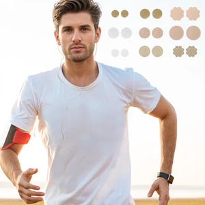 Anti-Chafing Protector Nipple Tape Comfortable Pasties Covers Sticker Nipple Pads for Men