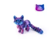 Lindo gato de 12 cm (laser morado)