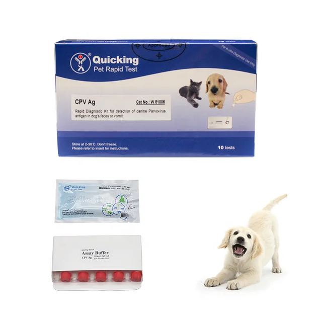 Vet Rapid test for Dog Parvovirus / Canine Rapid test Kit