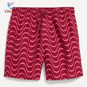 2026 Hot Sale OEM Custom Print Male Quick Dry Short Breathable Beach Shorts Print Swimwear Men