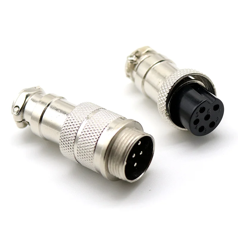 Metal Aviation 16MM connector GX12 GX14 GX20 GX30 aviation electrical ...