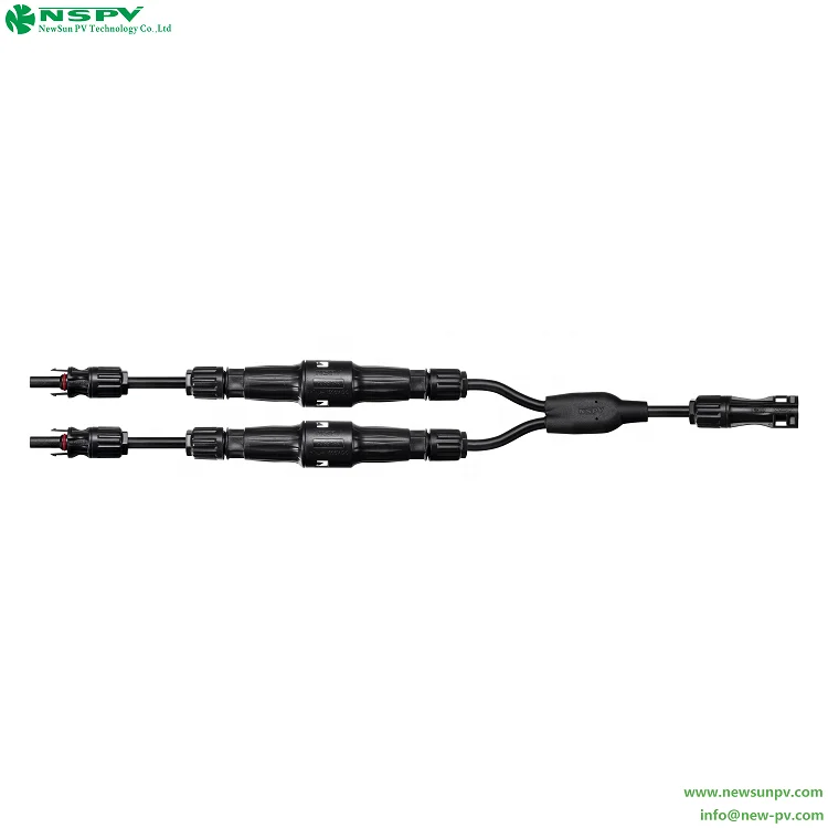 IP68 Weatherproof Solar Y Connectors for Power Waterproof Solar Panel Parallel Connections for Outdoor Use
