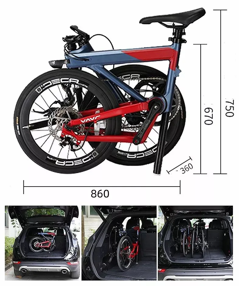 Folding Bike ALLOY Java Neo2 9s for Adults 20 Inch Bike With 9