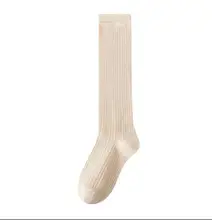 Plain Mesh Sock Thin Women Calf Socks Custom Long Crew Socks for Women