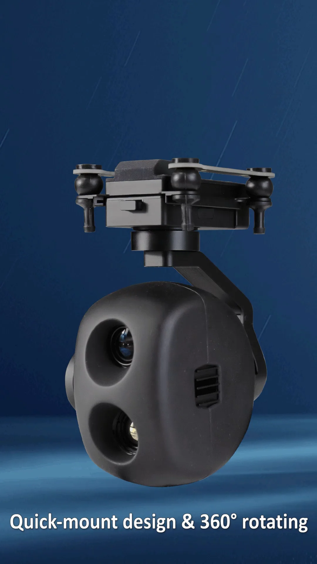 Foxtech Eh314 Tir Thermal Infrared Imaging 14x Optical Zoom Drone Camera With 3 Axis Gimbal Uav