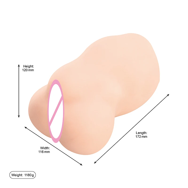 Soft Realistic TPE Material Stimulate Amazing Big Ass Hairy Pussy Pussie Masturbation Sexy Body Vagina Pocket Pussy for Male