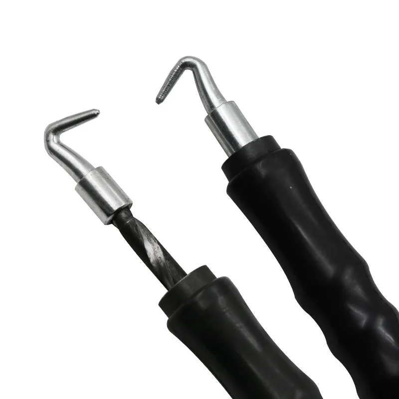2pcs Rebar Hook Semi-Automatic Tie Wire Twister Wire Bundling Hooks Tool 300mm Metal Wire Twisting Fence Tool 