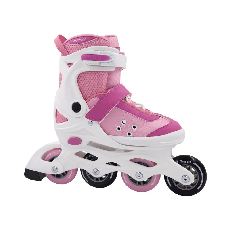 Top Sell OEM Kids Child Junior Teen Baby Inline Skate Shoes With Semisoft Lasting Toe Cap Adjustable Sizes Breathable Liner