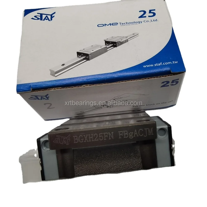 TAIWAN STAF Linear Guide Block Rail H25FN BGXH25 BGXH25FN