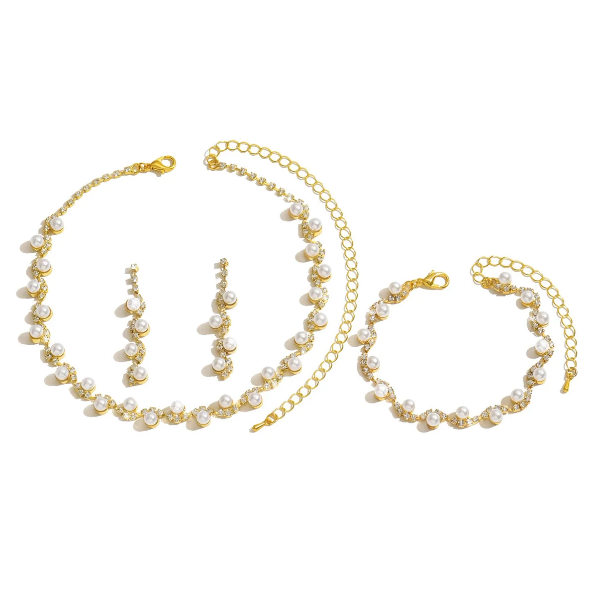 Luxurious Crystal Bridal Jewelry Set