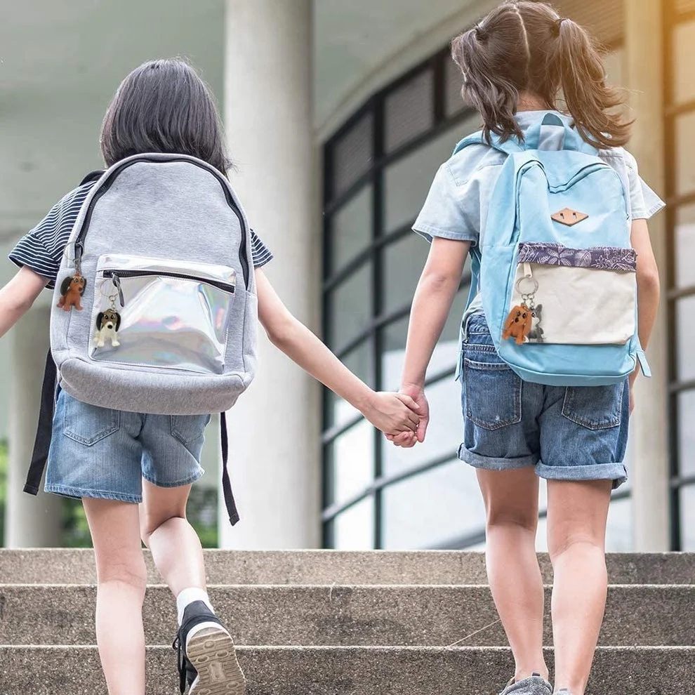 Puppy Keychains Fun Keychains For Backpack Purse Luggage,Unique