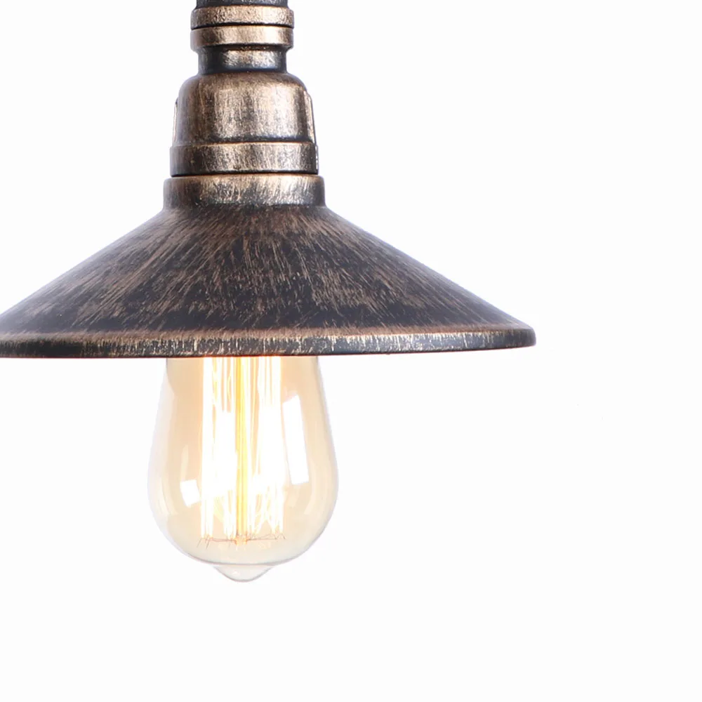 Moroccan industrial decorative vintage rustic metal water pipe wall mounted light