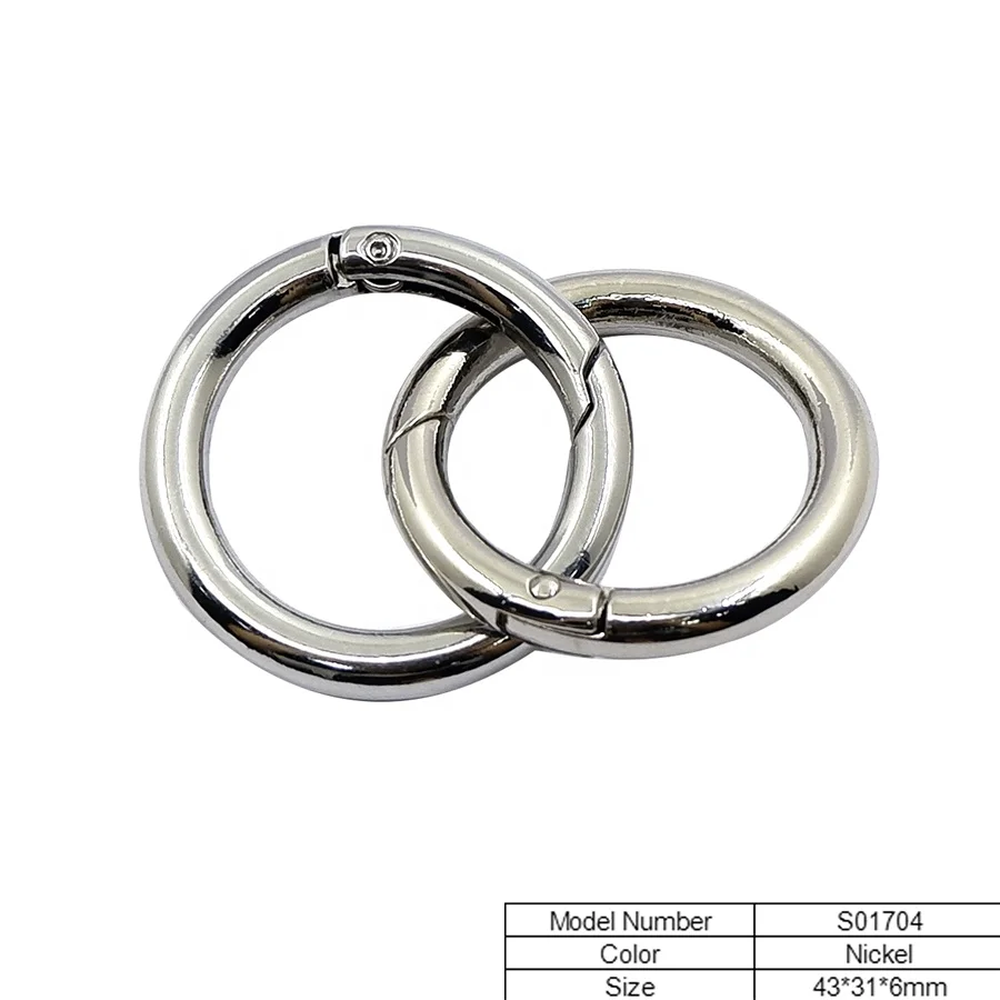 Professional Customized O Ring Seals Spring Ring Buckle Good Price Lock Type