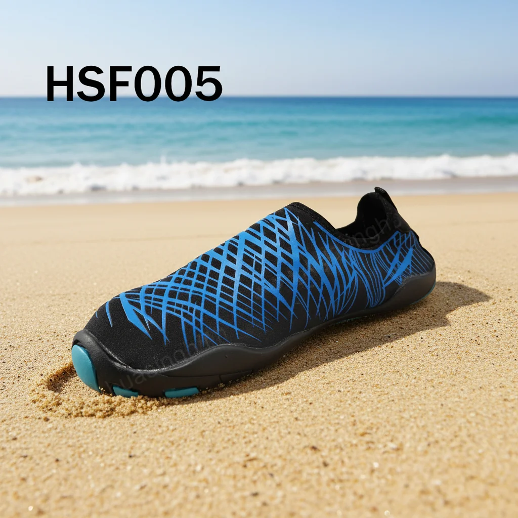ZYF,Shallow Water Wading Easy to Drying Blue Swimming Shoes Sailing Activities Skid Proof Rubber Outsole Snorkeling Shoes HSF005