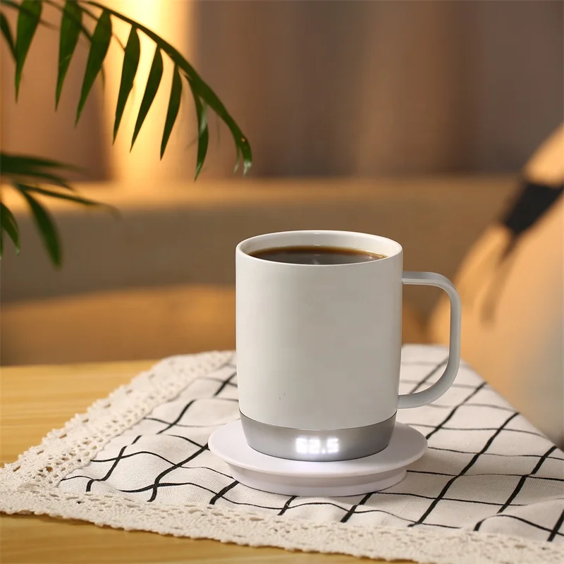 Warmer Battery Power Smart Temperature -Controlled Self-Heating Coffee Mug for Office Using