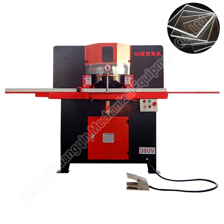 Popular Aluminum Profile Double Blade Cutting Machine Picture Frame Mitre Saw