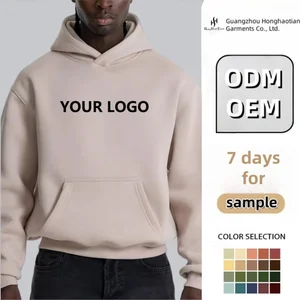 Premium Cotton 420 Gsm French Terry Boxy Hoodie Unisex Manufacturer Custom Heavyweight Cropped Blank Oversized Hoodies Men