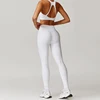white bra&leggings