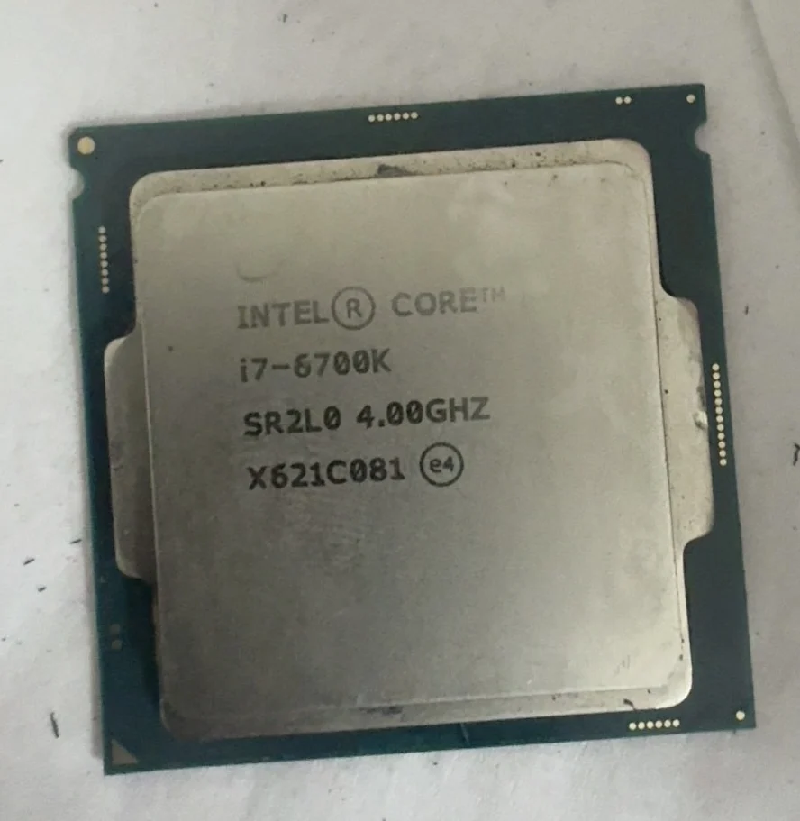 INTEL CORE I7-6700K SR2L0 4.0GHZ ジャンク品 現状品 動作未確認