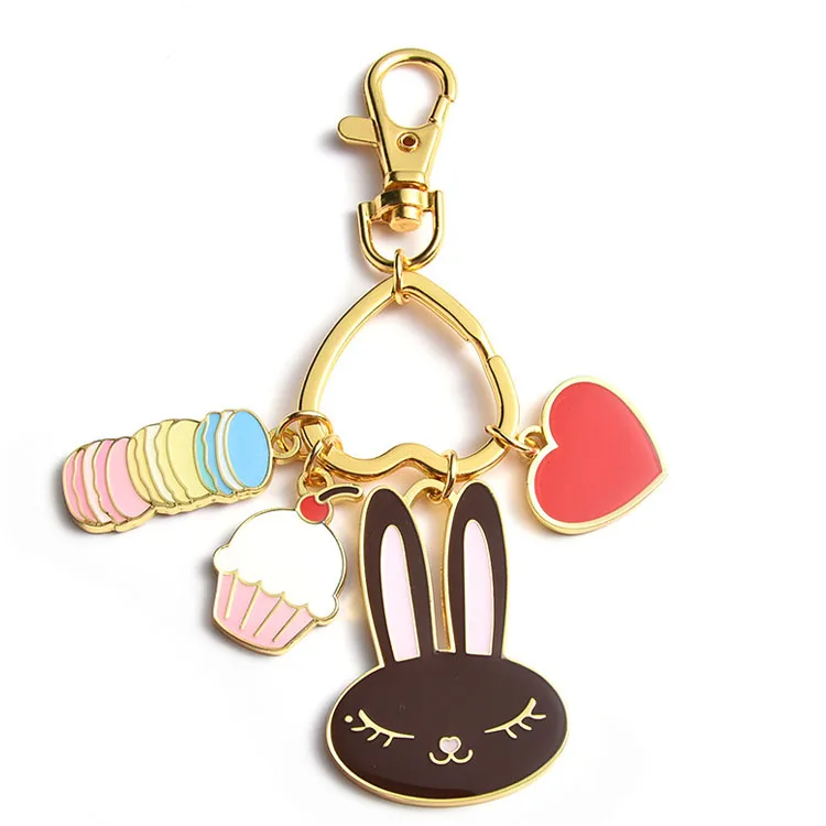 High Quality Wholesales Custom logo Metal Gold Keychains No Minimum details
