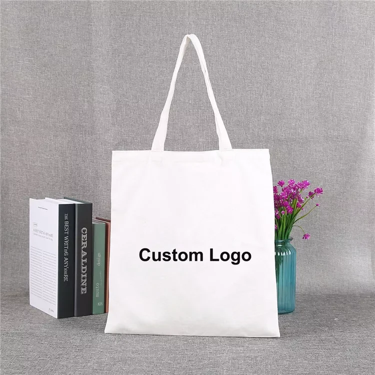 Custom Logo Size Printed Eco Friendly Recycled Reusable Plain Blank ...