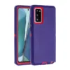 Morado y rojo