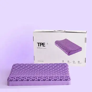 With Neck Shoulder and Back Support Gel Grid Honeycomb Cooling Memory Foam Pillow