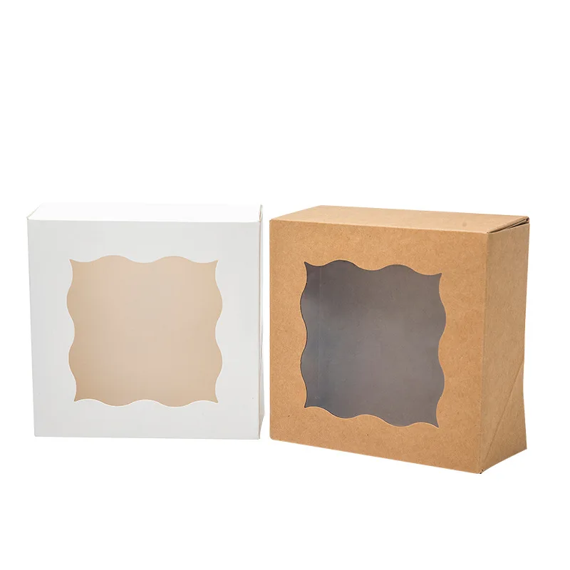 Cake Candy Bakery Gift Packing Folders Decorative Kraft Paper UV ...