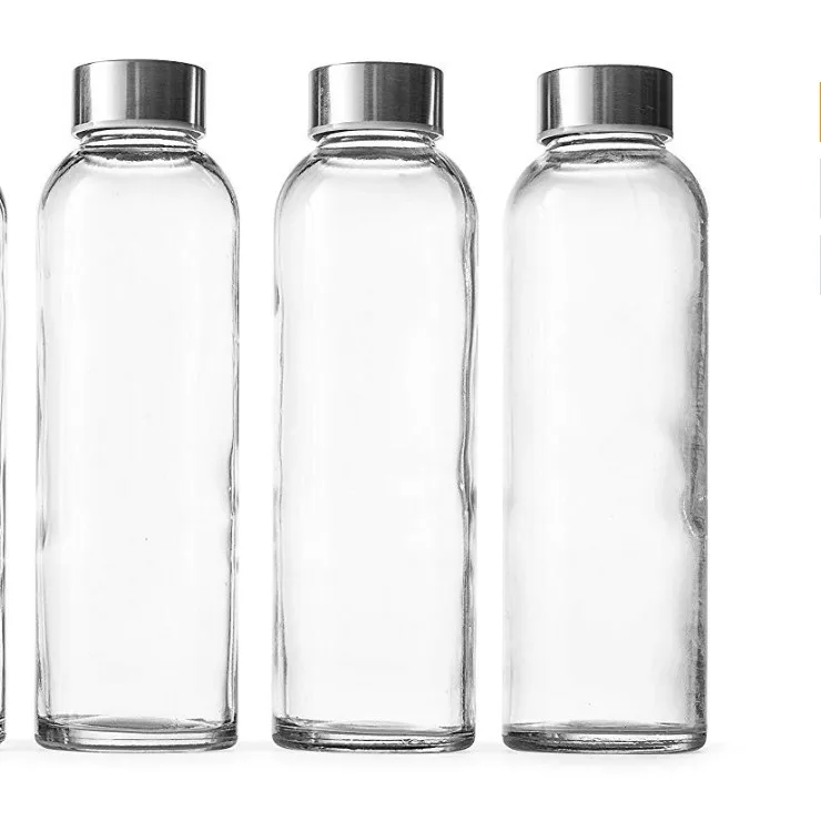 16 oz hot sell Clear juice glass Outdoor Sports kettle Travel mug with stainless steel lid