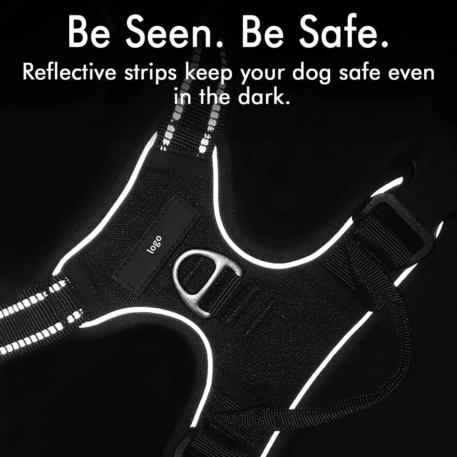 Manufacturers Custom Personalized Sublimation Reflective Adjustable No Pull Pet Vest Dog Harness Custom Dog Harness