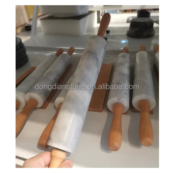 Natural Stone Calacatta White Marble Round Bowl For Kitchenware