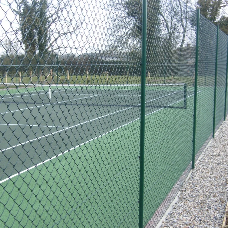 Green Chain Link Fence Wire Mesh Galvanized Chain Link Fence