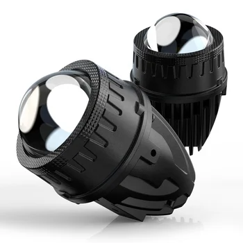 Universal 2.0 Inch 6000K 45W Motorcycle Headlight Fog Lamp WD02 with Bi-Led Projector Lens WaterProof 12V  for All Models