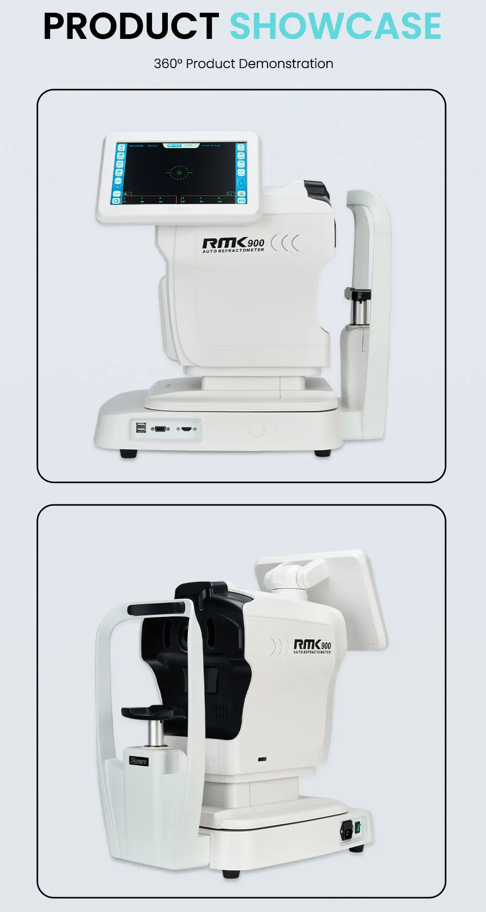 Vision Screening Equipment Autorefractometer RMK-900 Full Automatic Function High Accuracy Keratometer
