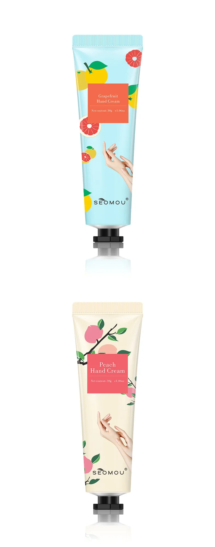 English Packing Seomou Moisturizing Hand Cream 30g Mini Hand Creams ...