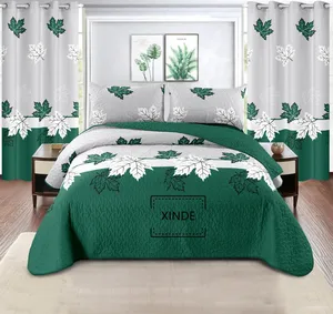 6 Piece Full King Size Lightweight Bedspread Coverlet Quilt Set