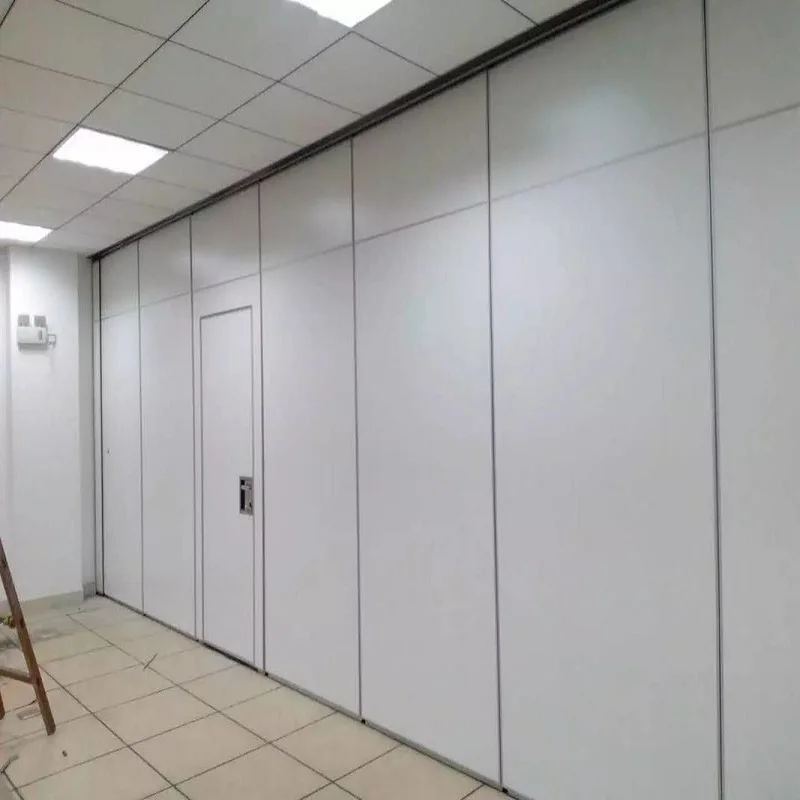 Conference Hall School Acoustic Melamine Foldable Adjustable Partition Moveable Walls Soundproof Sliding Door Operable Partition