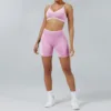 Sujetador + pantalones cortos (rosa)