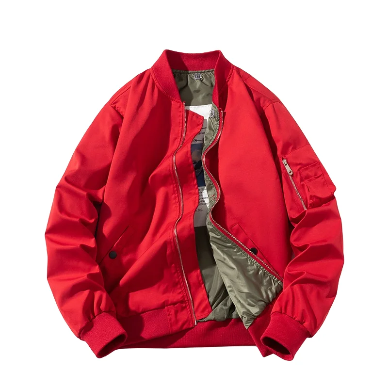 High Quality Mn's Bombr Jackt Fashionabl Wintr Varsity Styl with Embroidry Windproof Nylon Shll plus men_voghion.com