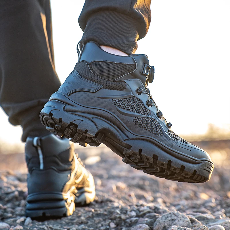 Curated visual reference: Lightweight Non Restrictive Laces For Improved Daily Function Reference: Adjustable Swivel Laces Safety Shoes