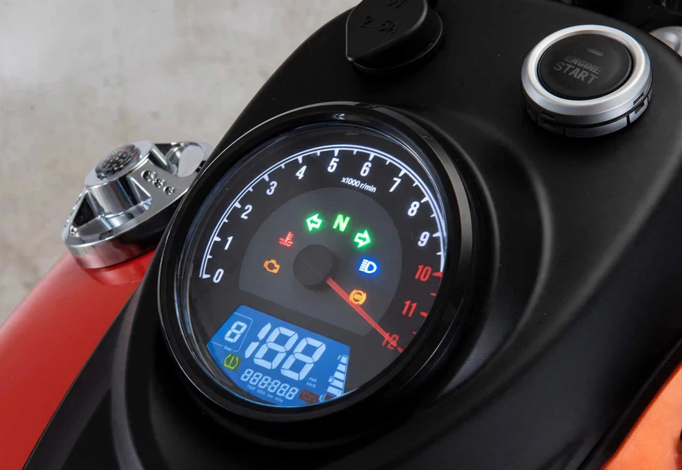 small petrol motorbike