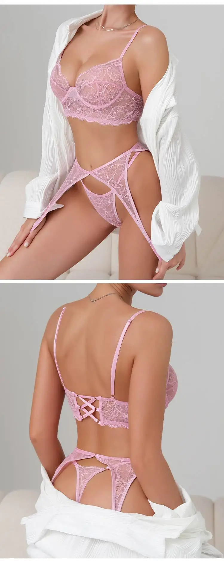 LJ-BPS049 OEM pink garter image