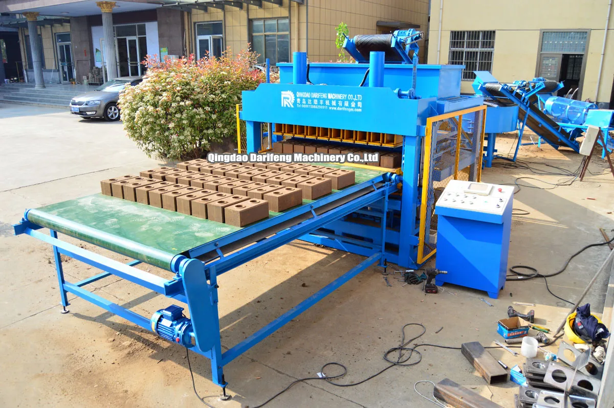 Hydraulic Interlocking DF10-10 Clay Brick Making Machine Soil Brick ...