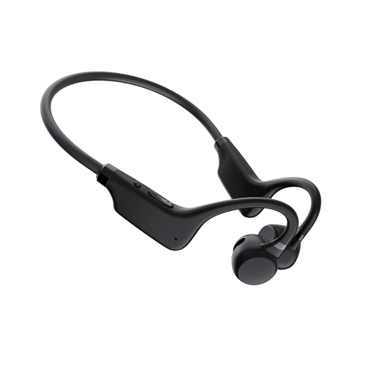 Cheap Support TF Card MP3 Play Open Ear Earhook Wireless Air Bone Conduction TWS Earphones