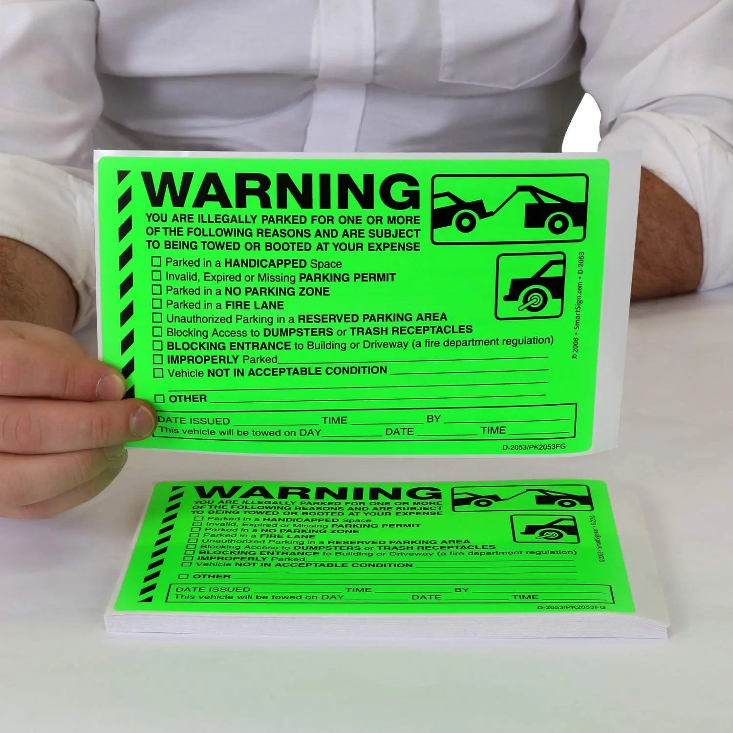 Parking Violation Stickers Hard To Remove Multi Reason Tow