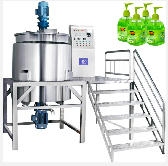 Liquid Detergent Making Machine Liquid Soap Detergent Liquid Mixer Machine Organic Black Bar Soap Mixer Machine