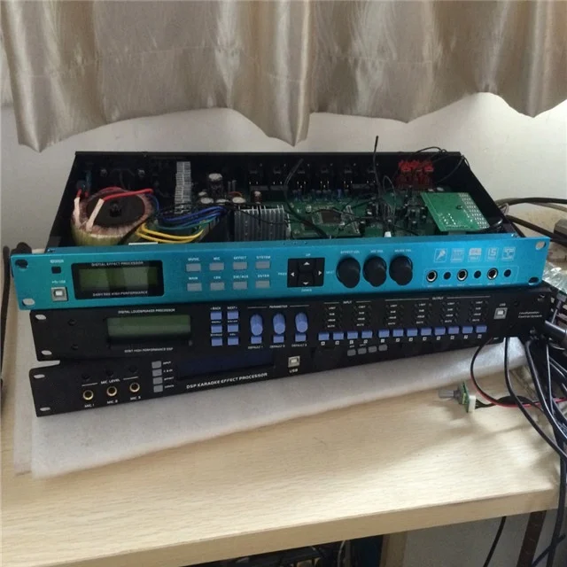 100ms Delay Transformer Power Digital Karaoke Processor Digital Karaoke Mixer